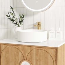 Laguna MKII 600mm Wall Hung Single Vanity with Solid Surface Countertop